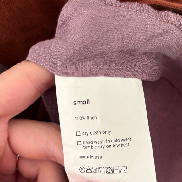 Correll Correll | Olka Linen Dress Copper Grape Size Small - Picture 10 of 11